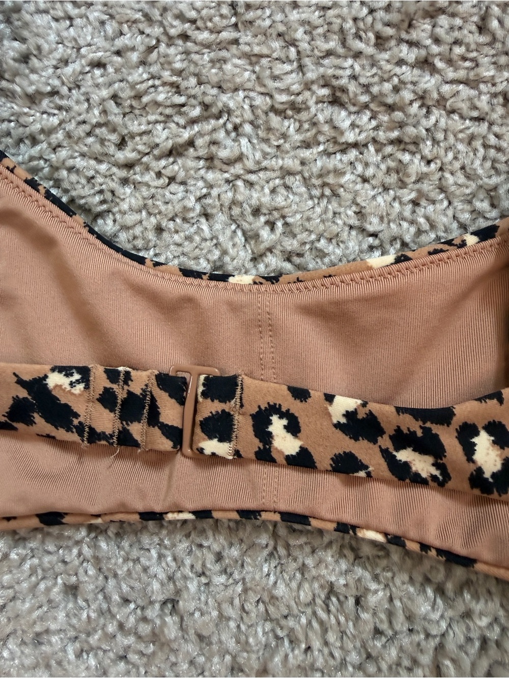 Aerie Leopard Print Two-Piece Bikini Set - Large Top Medium Bottoms - Picture 4 of 8